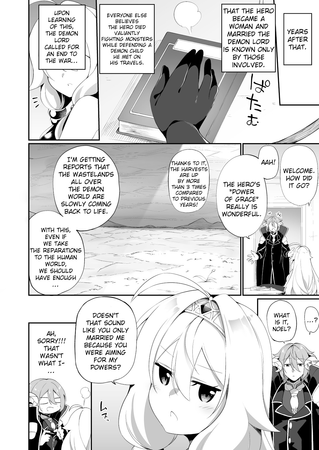 Hentai Manga Comic-A Hero Burning with a Desire for Revenge Changes Sex and Quietly Becomes The Demon Lord's Bride-Read-36